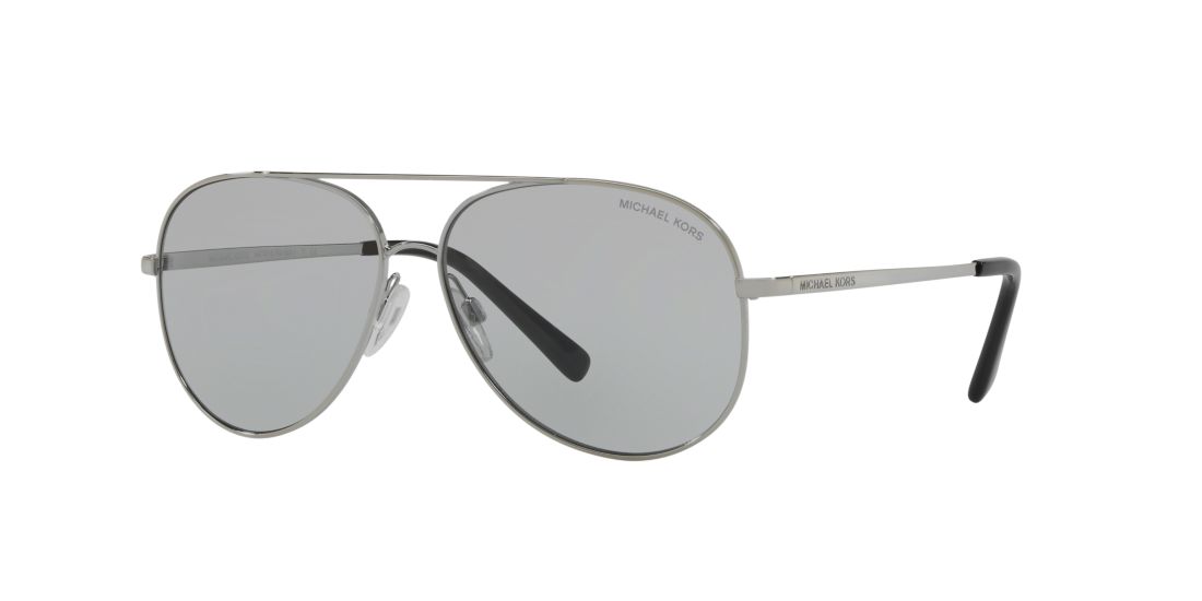 Michael Kors Unisex MK5016 Kendall - Frame color: Silver, Lens color: Grey-Black, Size 60-12/135