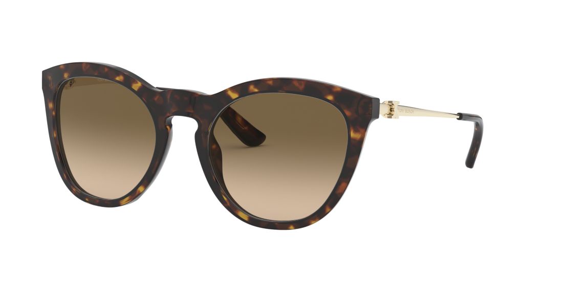 Tory Burch Woman TY7137 - Frame color: Tortoise, Lens color: Brown, Size 54-21/140