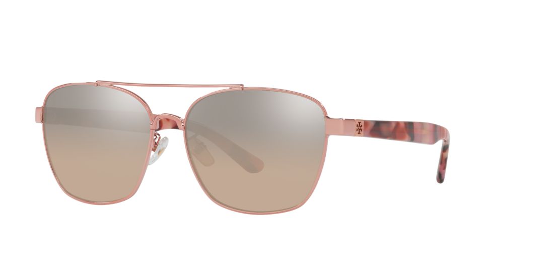 Tory Burch Woman TY6069 - Frame color: Gold, Lens color: Brown, Size 57-15/140