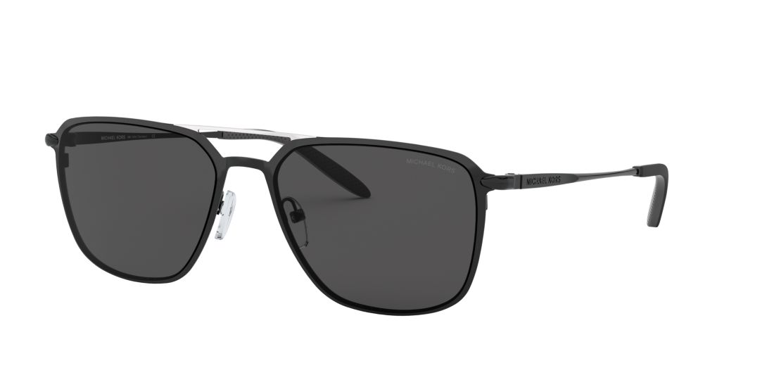 Michael Kors Man MK1050 Trenton - Frame color: Black, Lens color: Grey-Black, Size 57-18/145