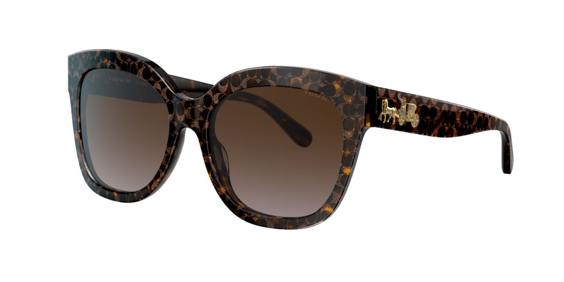 Coach Woman HC8264 - Frame color: Tortoise, Lens color: Brown Gradient