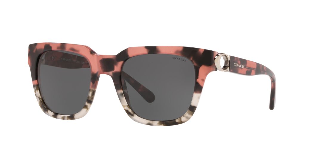 Coach Woman HC8240 - Frame color: Pink, Lens color: Grey-Black