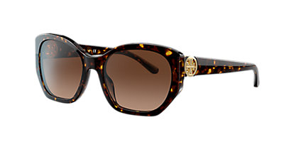 Tory Burch TY7141 Brown Gradient & Tortoise Sunglasses | Sunglass Hut USA