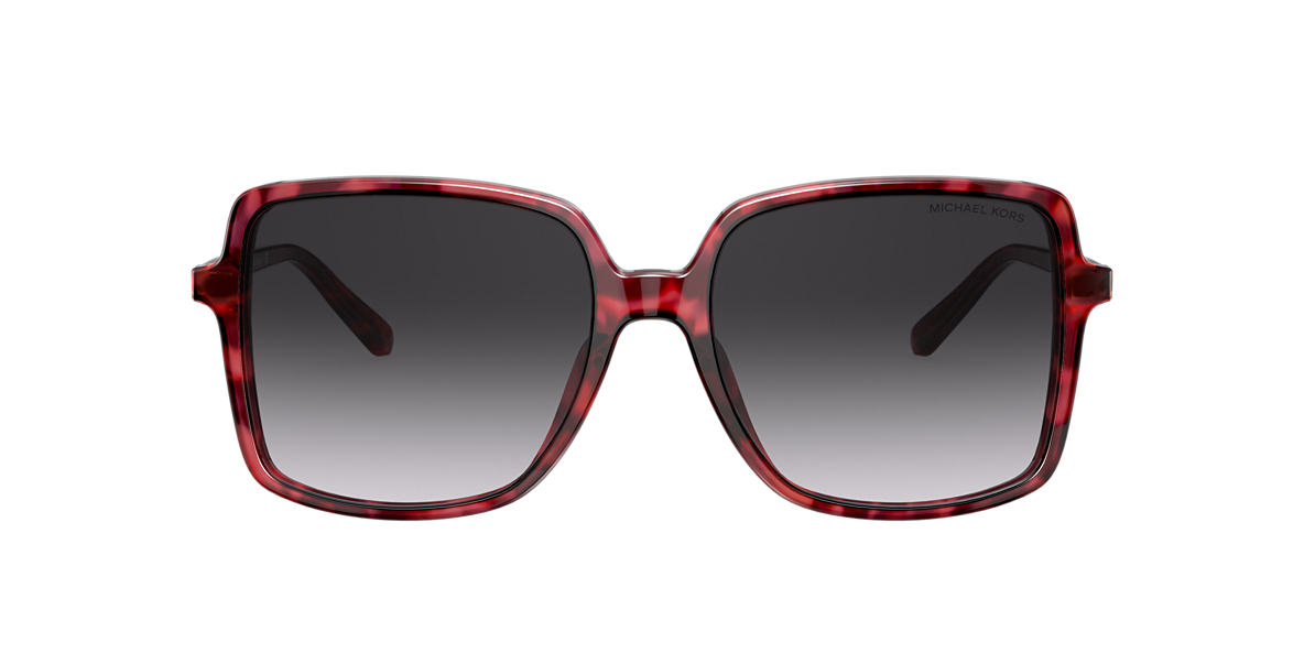 Michael Kors MK2098U Isle Of Palms Grey-Black & Red Sunglasses ...