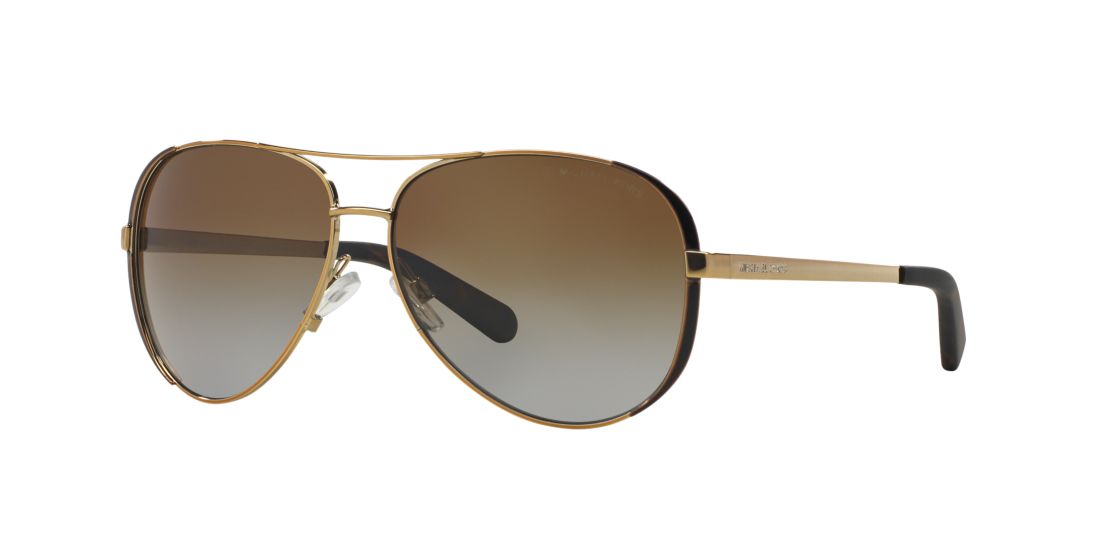 Shop Michael Kors Woman Sunglasses Mk5004 Chelsea In Brown Gradient Polarized