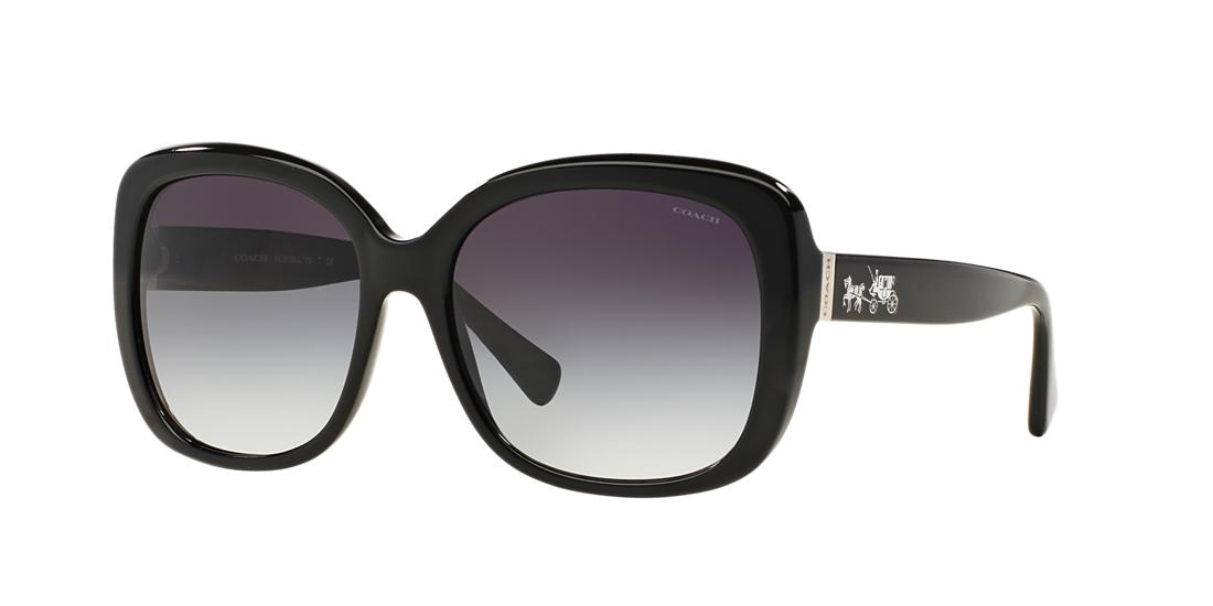 Coach Woman HC8158 - Frame color: Black, Lens color: Blue, Size 58-17/135 Coach Woman HC8158 - Frame color: Black, Lens color: Blue, Size 58-17/135