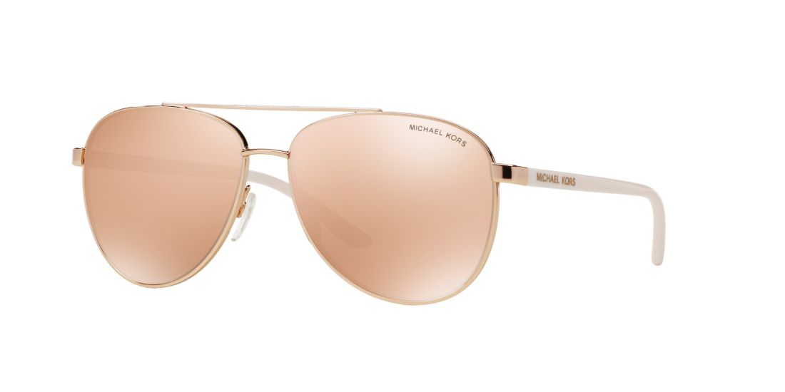 Michael Kors Collection 59mm Aviator Sunglasses In Rose Gold