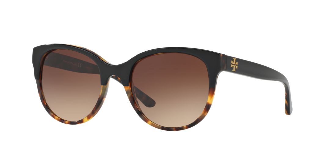 Tory Burch Woman TY7095 - Frame color: Tortoise, Lens color: Brown, Size 54-20/135
