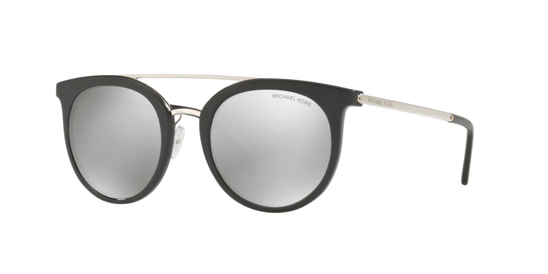 Michael Kors Woman MK2056 ILA - Frame color: Black, Lens color: Silver, Size 50-21/140