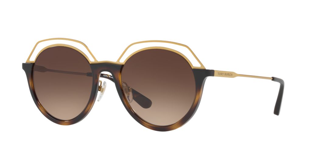 Tory Burch Woman TY9052 - Frame color: Tortoise, Lens color: Brown, Size 51-20/140