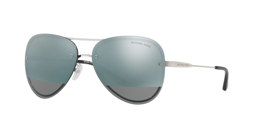 Michael Kors Woman MK1026 LA JOLLA - Frame color: Silver, Lens color: Grey-Black, Size 59-13/135