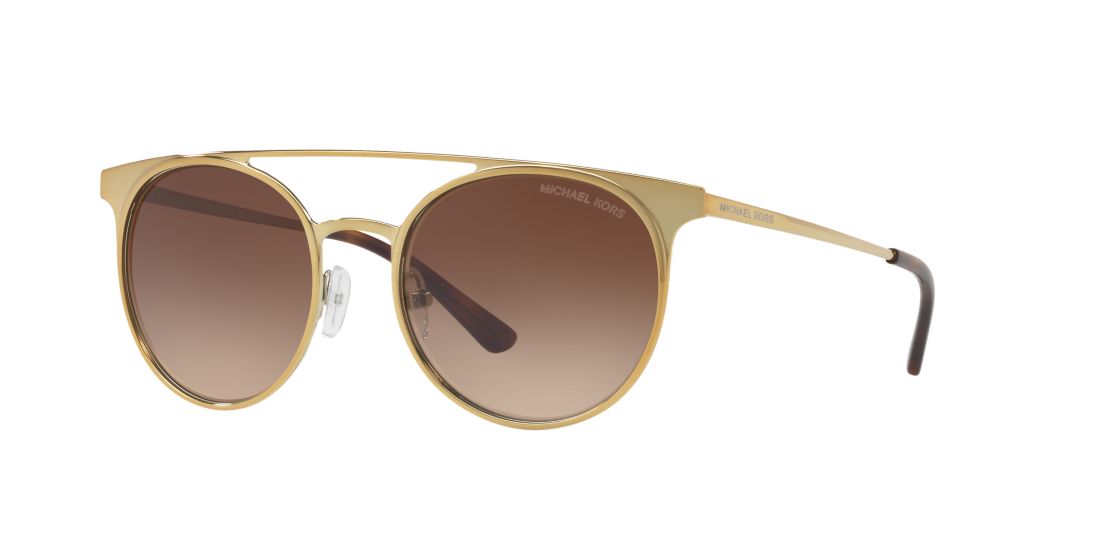 Michael Kors Woman MK1030 GRAYTON - Frame color: Gold, Lens color: Brown, Size 52-19/140