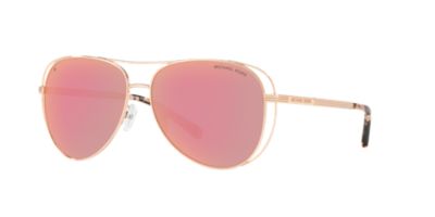michael kors pink aviator sunglasses
