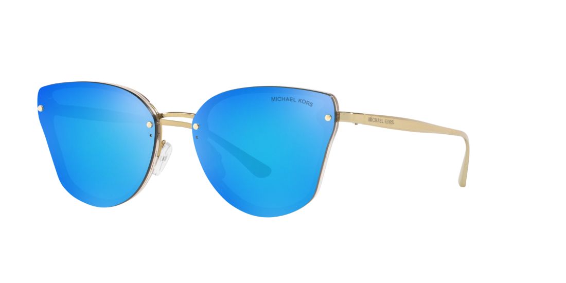 Michael Kors Woman MK2068 SANIBEL - Frame color: Brown, Lens color: Blue, Size 58-16/140