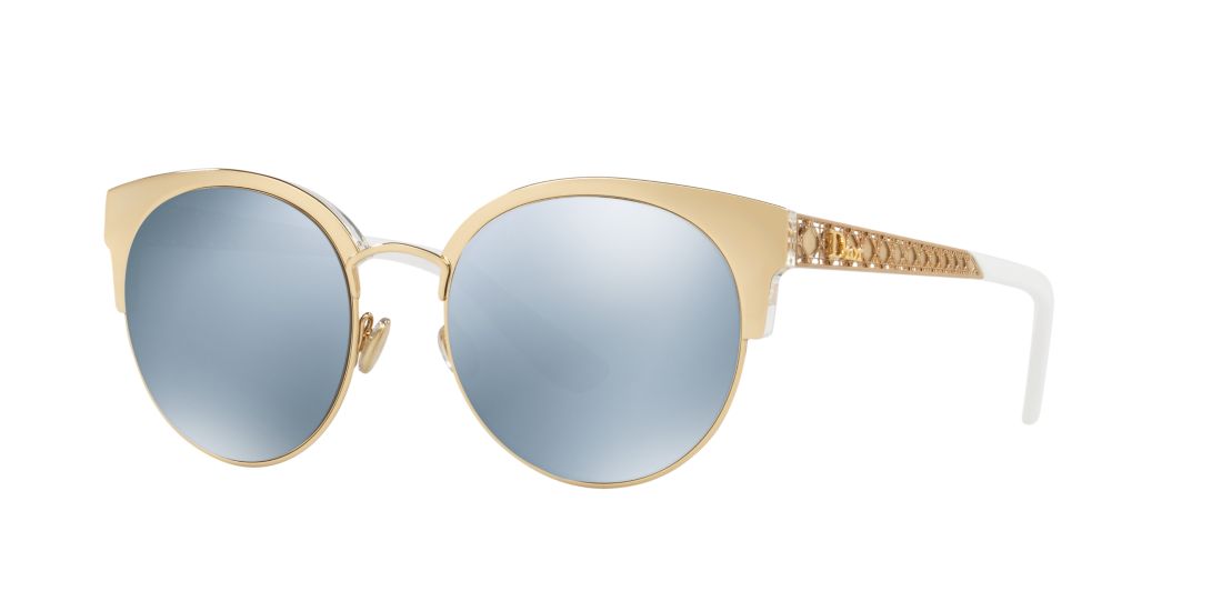 Dior Woman DIORAMAMINI - Frame color: Gold, Lens color: Silver, Size 54-19/145