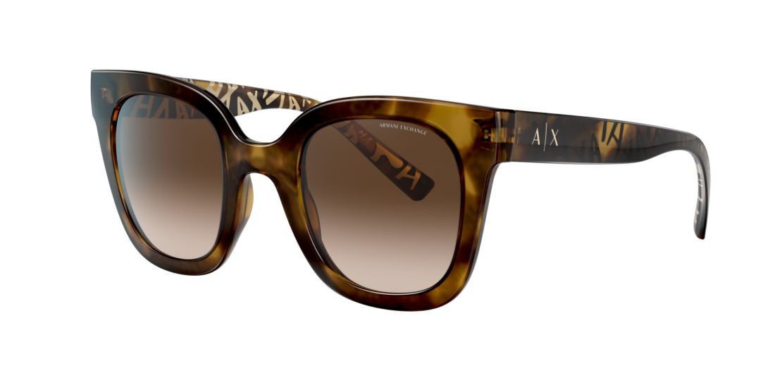 Armani Exchange Woman AX4087S - Frame color: Gold, Lens color: Brown, Size FA-LS/143