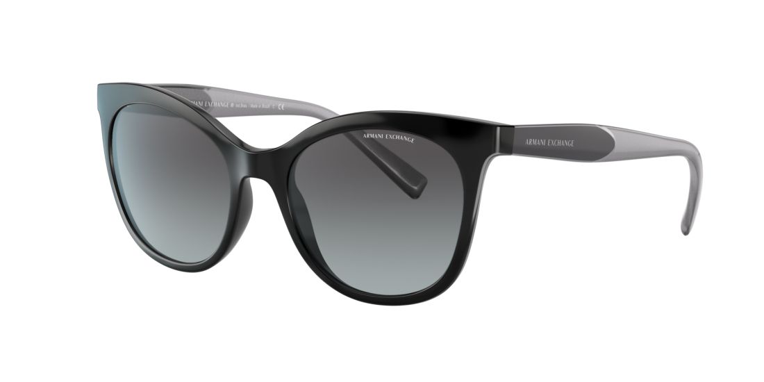 Armani Exchange Woman AX4094S - Frame color: Black, Lens color: Grey-Black