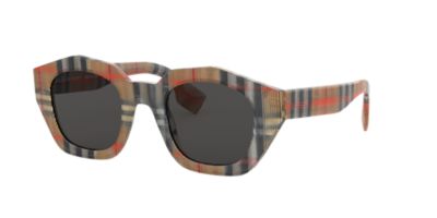 Burberry Be4288 46 Grey Black Sunglass Hut