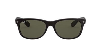 Ray-Ban RB2132 (55) 55 Green & Black Matte Polarized Sunglasses ...