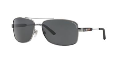 Burberry BE3074 63 Grey-Black & Gunmetal Sunglasses | Sunglass Hut USA