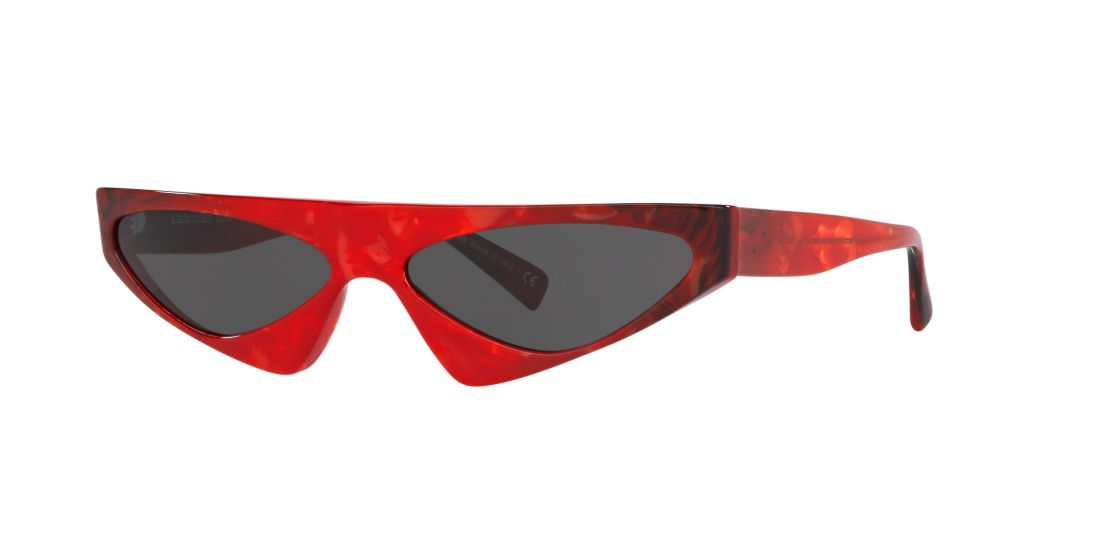 Alain Mikli Man A05044 - Frame color: Red, Lens color: Grey-Black, Size 59-15/140