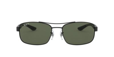 Ray-Ban RB8316 CARBON FIBRE 62 Green & Black Polarized Sunglasses ...