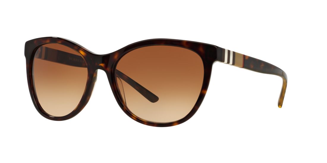 Burberry Woman BE4199 - Frame color: Tortoise, Lens color: Brown, Size 58-17/140