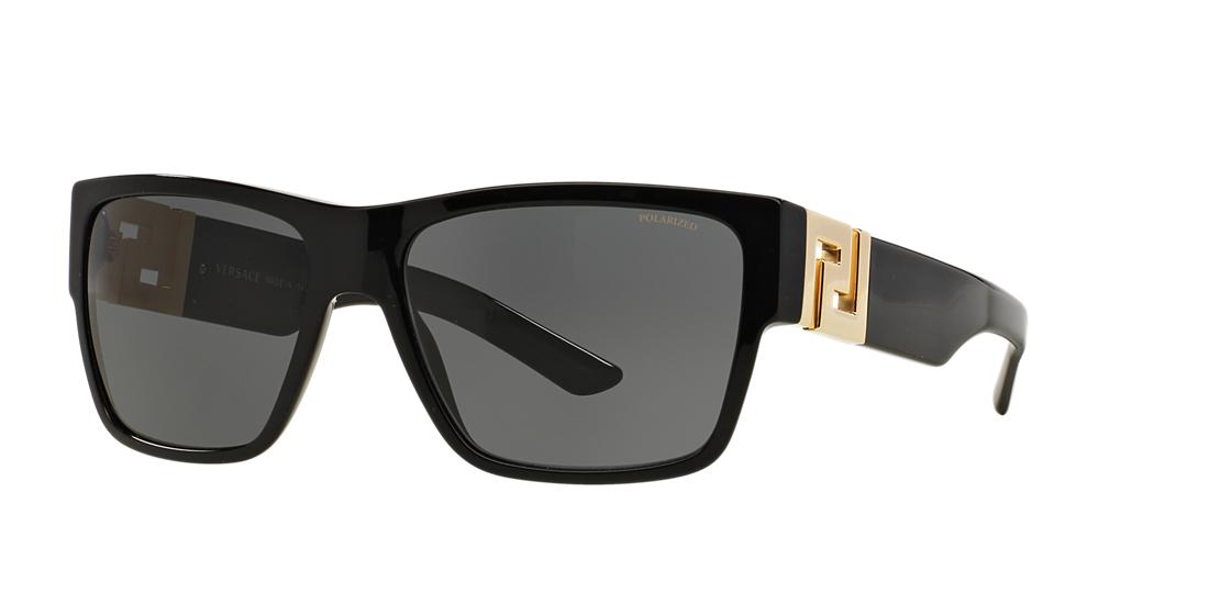 Shop Versace Man Sunglasses Ve4296 In Dark Grey - Polar