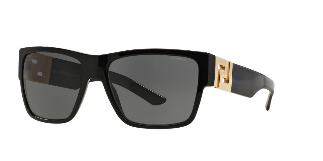 Shop Versace Man Sunglass Ve4296 In Dark Grey - Polar