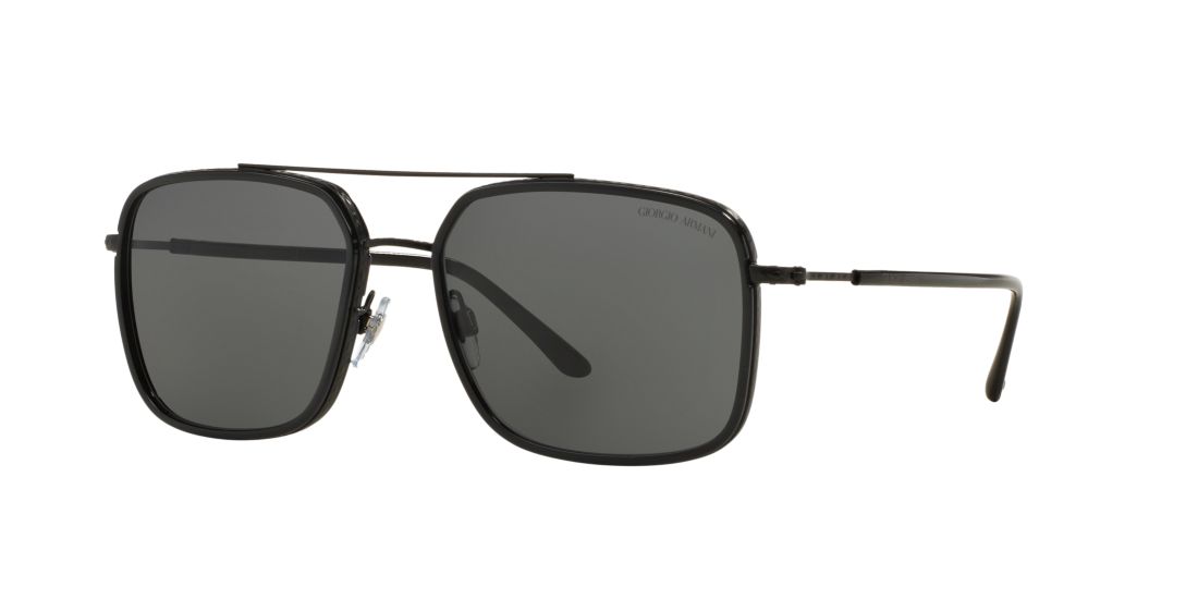 Giorgio Armani AR6031 58 58 Grey & Black Matte Sunglasses | Sunglass ...