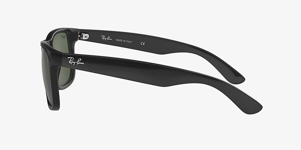 ray ban justin sunglasses black frame green lens ray ban justin sunglasses black frame green lens