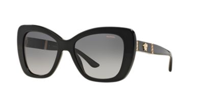 Versace VE4305Q 54 Grey & Black Polarized Sunglasses | Sunglass Hut USA