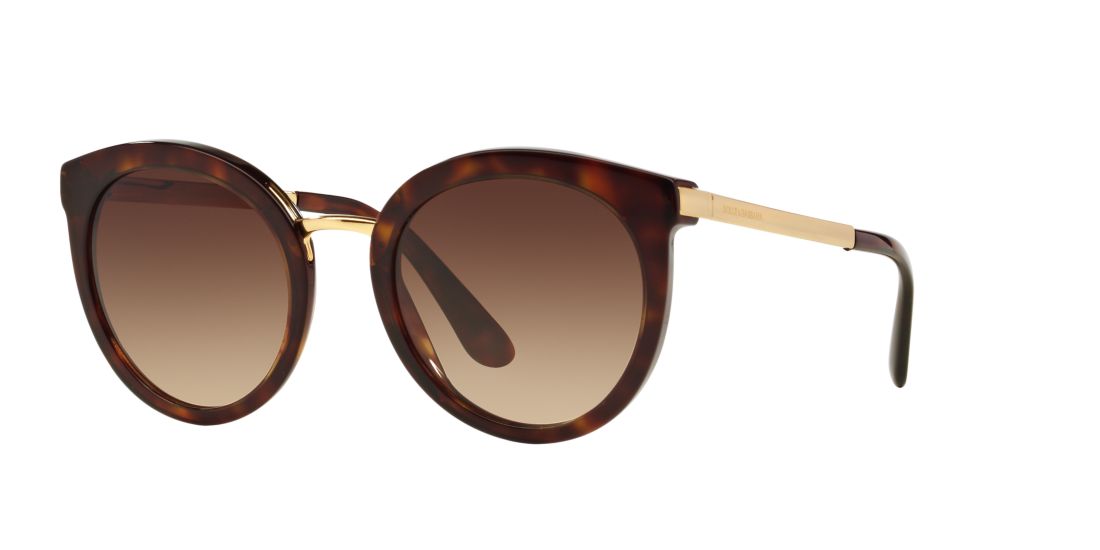 Dolce And Gabbana Woman DG4268 - Frame color: Tortoise, Lens color: Brown, Size 52-22/140