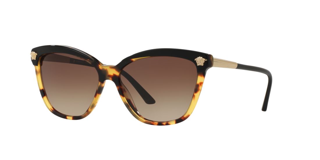 Versace Woman VE4313 - Frame color: Tortoise, Lens color: Brown, Size 57-15/140