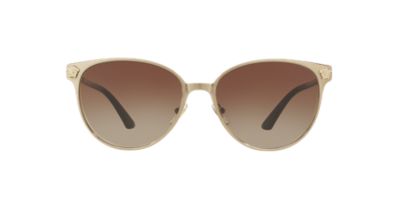 Versace VE2168 57 Brown & Gold Sunglasses | Sunglass Hut USA