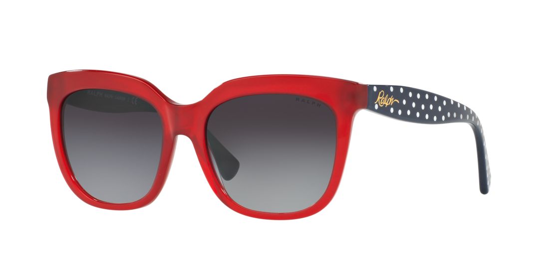 Ralph Woman RA5213 - Frame color: Red, Lens color: Blue, Size 55-17/140