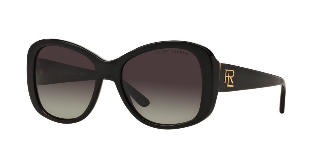 Ralph Lauren Woman RL8144 - Frame color: Black, Lens color: Blue, Size 56-18/140