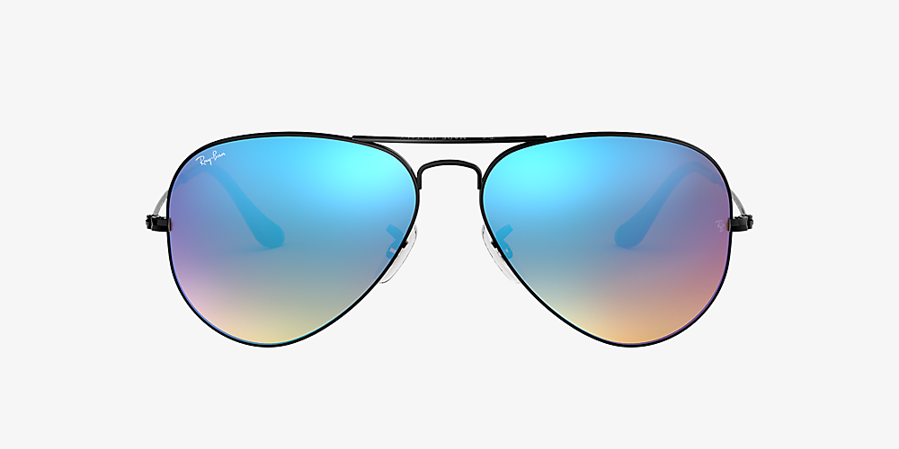 ray ban aviator blue mirror lens black frame ray ban aviator blue mirror lens black frame