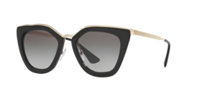 Prada PR 53SS 52 Grey-Black & Black Sunglasses | Sunglass Hut USA
