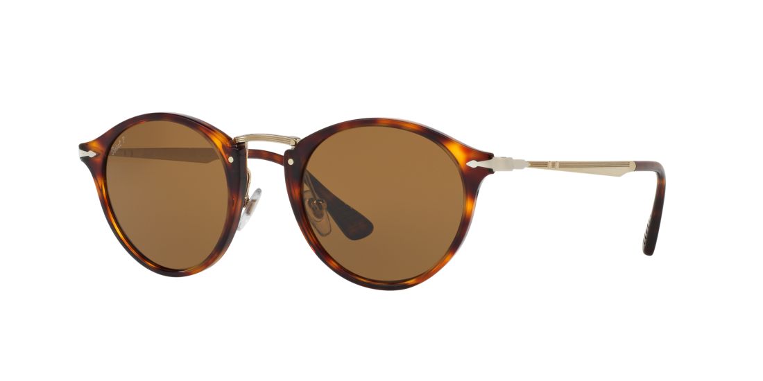 Persol Man PO3166S - Frame color: Tortoise, Lens color: Grey-Black, Size 49-22/145