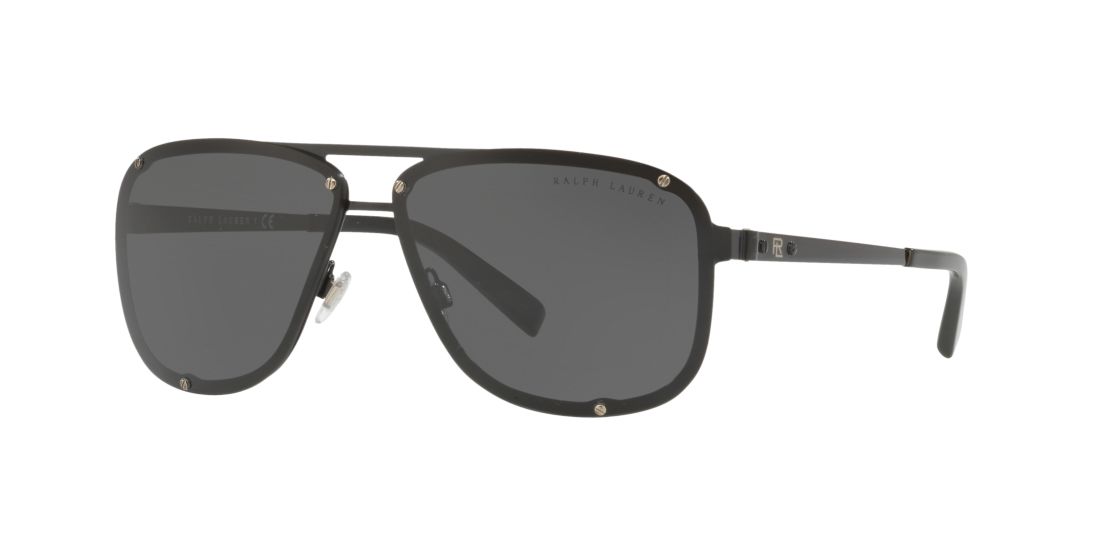 Ralph Lauren Man RL7055 - Frame color: Black, Lens color: Grey-Black, Size 64-10/140