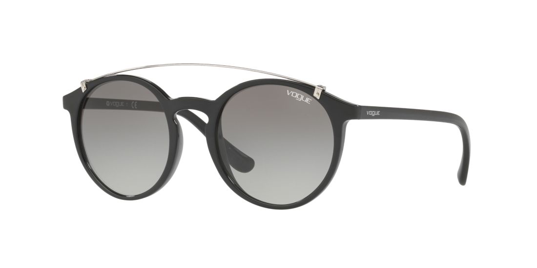 Vogue Eyewear Woman VO5161S - Frame color: Black, Lens color: Grey-Black, Size 51-20/135