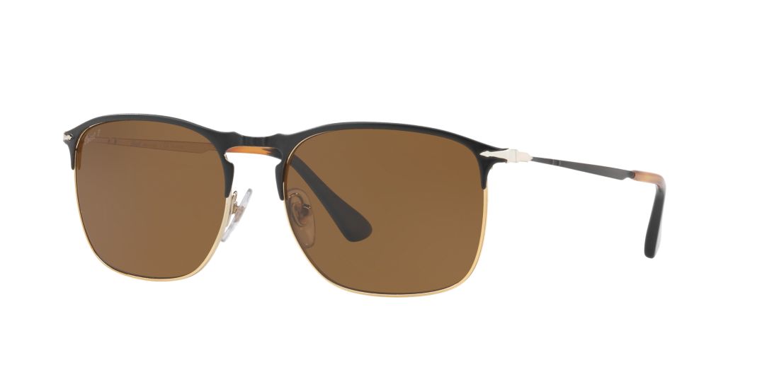 Persol Man PO7359S - Frame color: Black, Lens color: Grey-Black, Size 58-18/145