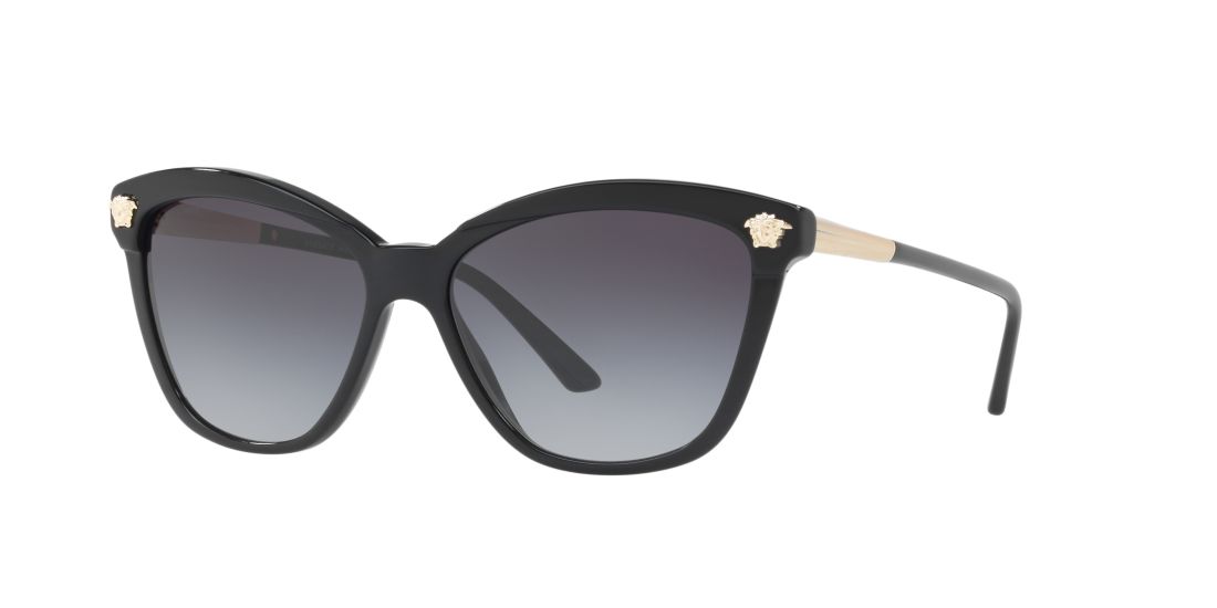 Versace Woman VE4313 - Frame color: Black, Lens color: Grey-Black, Size 57-15/140
