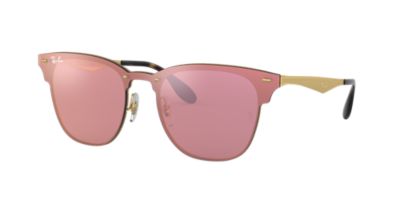 ray ban rose gold lenses