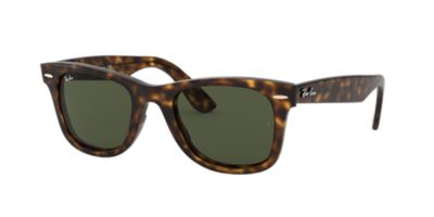 Ray-Ban RB4340 WAYFARER EASE 50 Green & Tortoise Sunglasses | Sunglass ...
