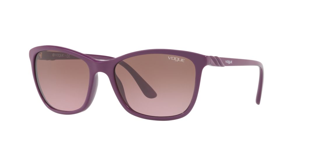 Vogue Eyewear Woman VO5184SI - Frame color: Violet, Lens color: Brown, Size 57-17/140