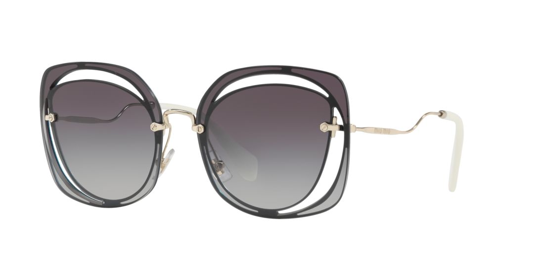 Miu Miu Woman MU 54SS - Frame color: Blue, Lens color: Blue, Size 64-16/145