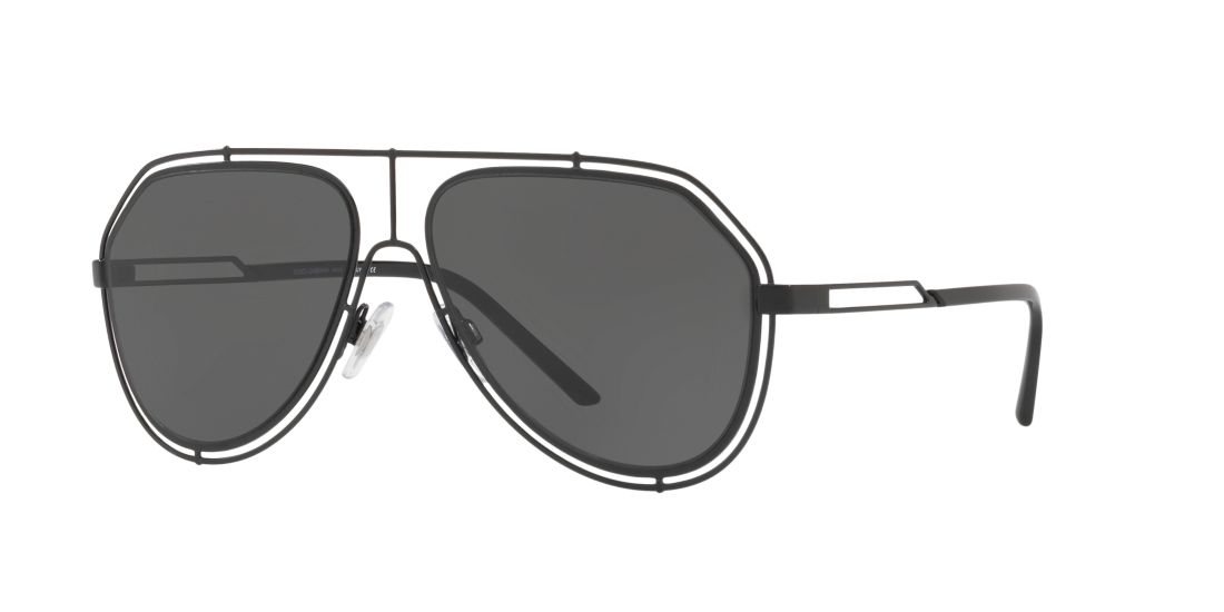 Dolce And Gabbana Man DG2176 - Frame color: Black, Lens color: Grey-Black, Size 59-15/145