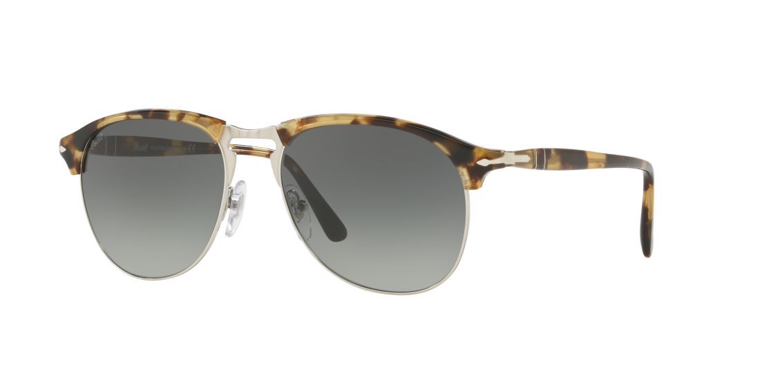 Persol Man PO8649S - Frame color: Tortoise, Lens color: Grey-Black, Size 56-18/145